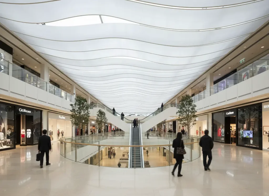 dynamic wave circulation ceiling