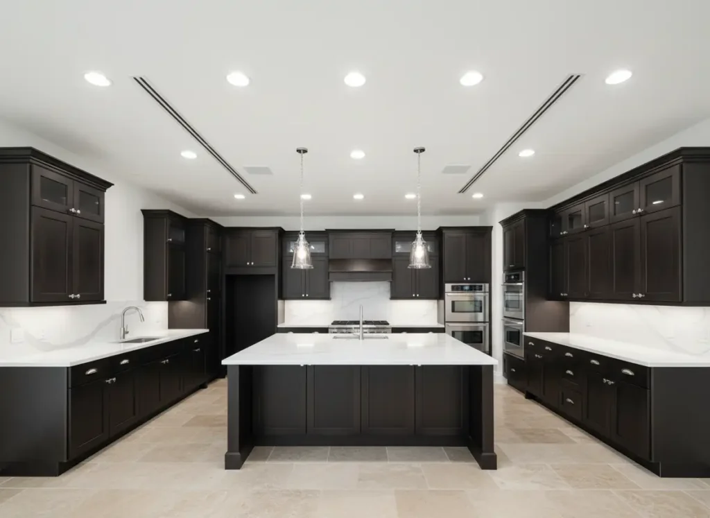 transitional kitchen lighting